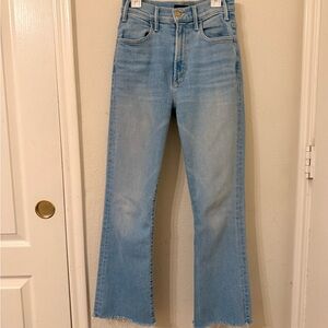 Mother Denim Hustler Ankle Fray